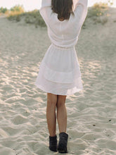 Load image into Gallery viewer, Long Sleeve V-neck Casual Dress