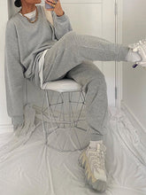 Load image into Gallery viewer, Fashion Solid Color Sports Two-piece Suit