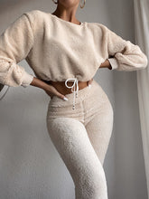 Load image into Gallery viewer, Plush Soft Loose Warm Two-Piece Suit