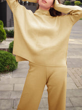 Load image into Gallery viewer, Cosy Solid Color Turtleneck Knit Set