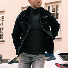 Load image into Gallery viewer, Pure Color Casual Plush Zipper Warm Jacket