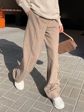 Load image into Gallery viewer, Women'S Fashion High Neck Long Sleeve Knitted Two-Piece Suit