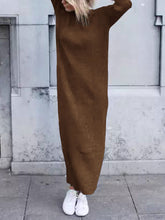 Load image into Gallery viewer, Solid Color Loose Long Sleeve Casual Dress
