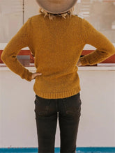 Load image into Gallery viewer, Fashion Women'S Color-Blocking Striped Round Neck Sweater