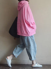 Load image into Gallery viewer, Women's Plant Print Casual Hooded Sweatshirt