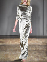 Load image into Gallery viewer, Fashion Solid Color Long Sleeve Casual Two-piece Suit