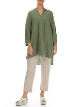 Load image into Gallery viewer, Simple Casual Loose Linen Long Sleeve Blouse