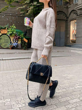 Load image into Gallery viewer, Casual Hooded Soft Knited Suit