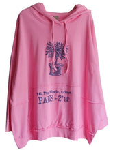 Load image into Gallery viewer, Women's Plant Print Casual Hooded Sweatshirt