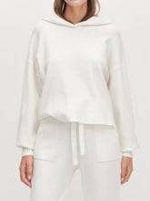 Load image into Gallery viewer, Casual Simple Loose V Neck Long Sleeve Hooded Top Pants Knitted Suit