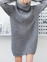 Load image into Gallery viewer, Solid Color Turtleneck Comfortable Sweater