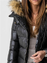 Load image into Gallery viewer, Fashionable And Simple Women'S Hooded Down Jacket