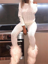 Load image into Gallery viewer, Fashion Sexy One-Neck Women'S Sweater Suit