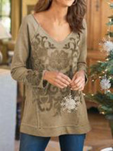 Load image into Gallery viewer, Printed Casual Long Sleeve Shirts And Tops