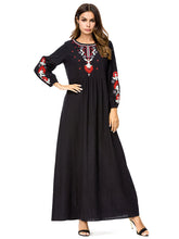 Load image into Gallery viewer, Retro Printed Totem Women'S Muslim Dress
