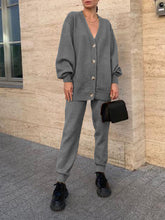 Load image into Gallery viewer, Fashionable V-Neck Loose Ins Women'S Knitted Suit