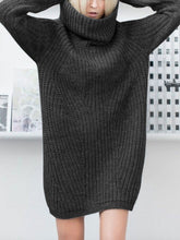 Load image into Gallery viewer, Solid Color Turtleneck Comfortable Sweater