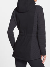 Load image into Gallery viewer, Panelled Hooded Waist Drawstring Sports Jacket