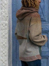 Load image into Gallery viewer, Desert Day Night Print Casual Loose Hoodie Sweatshirt