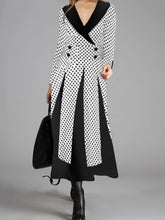 Load image into Gallery viewer, Elegant V-neck Polka Dot Loose Hem Casual Dress