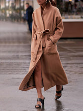 Load image into Gallery viewer, Women's Stand-up Collar Loose Casual Solid Color Coat