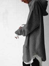 Load image into Gallery viewer, Casual Plain Weave Long Sleeve Fashion Sweatshirt