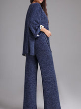 Load image into Gallery viewer, Casual Solid Color Knitted Ladies Suit