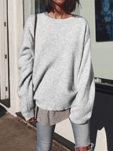 Load image into Gallery viewer, Fashion Round Neck Casual Long Sleeve Solid Color Sweater