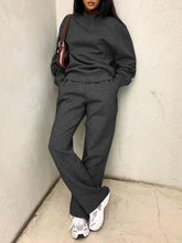 Load image into Gallery viewer, Fashion Round Neck Loose Casual Two-piece Suit