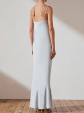 Load image into Gallery viewer, Sling Irregular Collar Evening Dress