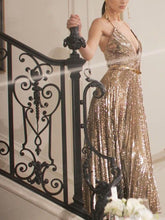 Load image into Gallery viewer, Fashion Strapless Sleeveless Elegant Evening Dress