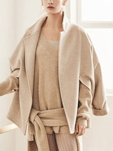 Load image into Gallery viewer, Ladies Fashion Fall Winter Warm Lapel Jacket