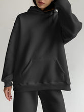 Load image into Gallery viewer, Fashion Casual Hooded Loose Two-piece Suit