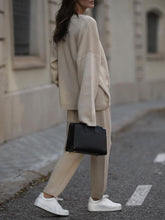 Load image into Gallery viewer, Fashionable And Cool Solid Color V-Neck Women'S Knitted Suit