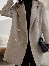 Load image into Gallery viewer, Autumn and Winter Fashion Double-breasted Long Coat