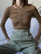 Load image into Gallery viewer, Solid Color Knitted Long Sleeve Sweater