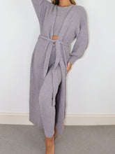 Load image into Gallery viewer, Women'S Solid Color Casual Lace Cardigan Wool Three-Piece Suit