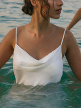 Load image into Gallery viewer, Sling Irregular Collar Evening Dress