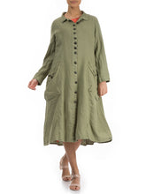 Load image into Gallery viewer, Fashion Long Lapel Linen Jacket with Pockets