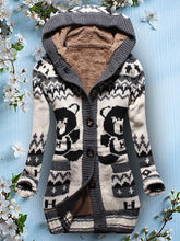 Load image into Gallery viewer, Ladies Retro Digital Printing Knitted Cotton Jersey