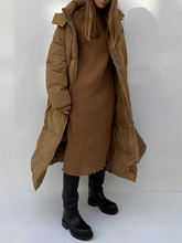 Load image into Gallery viewer, Solid Color Slim Fit Long Sleeve Knitted Sweater Dress