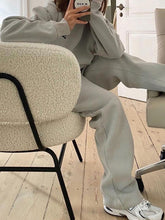 Load image into Gallery viewer, Women'S Solid Color Casual Loose Hooded Sports Suit