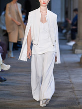 Load image into Gallery viewer, Pure Color Polyester Fashion Casual Irregular Jacket