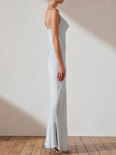 Load image into Gallery viewer, Sling Irregular Collar Evening Dress