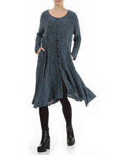 Load image into Gallery viewer, Floral Print Button High Waist Slim Casual Dress