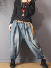 Load image into Gallery viewer, Casual Loose Comfortable Women'S Denim Harem Pants