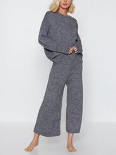 Load image into Gallery viewer, Comfortable Home Loose Solid Color Women'S Knitted Suit