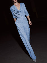 Load image into Gallery viewer, Fashion Elegant Long Sleeve Top Pants Knitted Suit