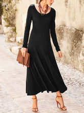 Load image into Gallery viewer, Autumn Long Sleeve Round Neck Casual Dress