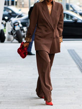 Load image into Gallery viewer, Fashion Suit V-neck Double Row Two-piece Suit

